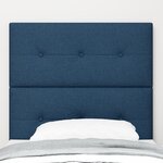 Tête de lit LED vidaXL Bleue 90 cm en tissu