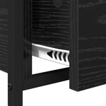 vidaXL Table basse Chêne noir 85 x 50 x 50 cm Bois d'ingénierie