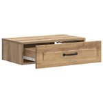vidaXL Table d'appoint murale 59 x 34 5 x 17 cm Bois d'ingénierie