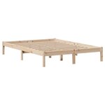 vidaXL Cadre de lit sans matelas 140x190 cm bois de pin massif