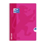 Cahier OPENFLEX spirale A4 180p grands carreaux 90g Coloris Aléatoire OXFORD