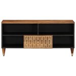 vidaXL Meuble TV 100x33x46 cm bois massif de manguier