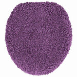 vidaXL Tapis de bain 3 Pièces Violet 50 x 50 cm Polypropylène