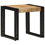 vidaXL Table basse Marron 40 x 40 x 38 cm Bois de mangue massif