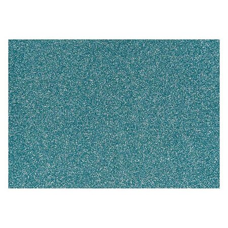 Papier thermocollant bleu pailleté - 14 8 x 21 cm