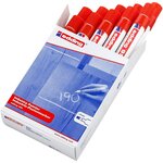 Marqueur Spécial Industrie 950 Rouge Pointe Extra Large 10 mm x 10 EDDING