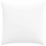 vidaXL Coussins de canapé 2 Pièces Blanc 80 x 80 cm tissu