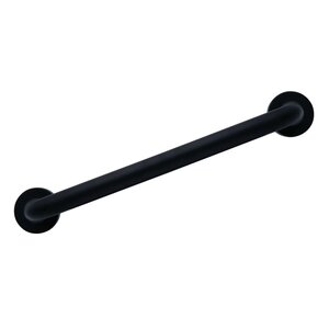 RIDDER Barre d'appui 60 cm Noir Aluminium