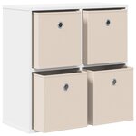 vidaXL Buffet Blanc 59 5 x 27 x 57 cm