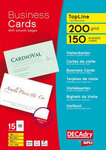 Pack 15X10 Cartes Visite Blanc 200G