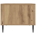 vidaXL Table basse Chêne artisanal 90 x 50 x 40 cm Bois d'ingénierie