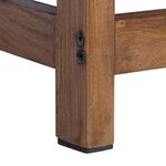 vidaXL Tabouret Naturel 37 x 37 x 46 cm Bois d'Acajou