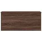 vidaXL Boîte de rangement chêne marron 100x42x46 cm bois d'ingénierie