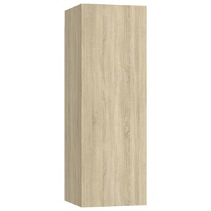 vidaXL Meuble TV Chêne sonoma 30 5x30x90 cm Bois d’ingénierie