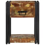 vidaXL Cabinet de chevet avec tiroir 2 Pièces Multicolore 40 x 35 x 50 cm