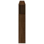vidaXL Tête de lit à LED chêne marron 220x18 5x103 5cm bois ingénierie