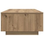 vidaXL Table basse Chêne artisanal 95 x 55 x 31 cm Bois d'ingénierie