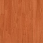 vidaXL Lit de jour sans matelas cire marron 80x200 cm bois pin massif