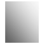 vidaXL Miroir mural sans cadre avec lampes LED Rectangulaire Verre
