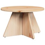 vidaXL Table basse 3 Pièces Naturel 49 x 49 x 30 cm Bois de pin massif