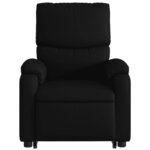 vidaXL Fauteuil inclinable de massage Noir Similicuir