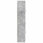 vidaXL Ensemble de Meubles 2 Pièces Gris béton Bois d'ingénierie