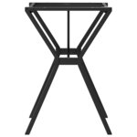 vidaXL Pieds de table à manger cadre en Y 60x50x73 cm fonte