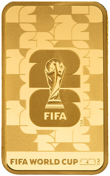 Monnaie FIFA WORLD CUP 26 5g Lingot Or Switzerland 2026
