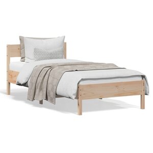 vidaXL Cadre de lit sans matelas 100x200 cm bois massif de pin