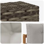 vidaXL Sofa de milieu extérieur Naturel