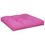 vidaXL Coussins de palette lot de 2 rose tissu