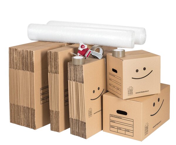 Kit de déménagement T4 renforcé + 1 dévidoir offert