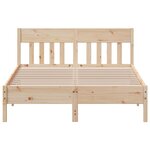 vidaXL Cadre de lit sans matelas 120x200 cm bois de pin massif