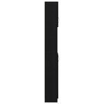 vidaXL Armoire de salle de bain chêne noir 32x25 5x190 cm