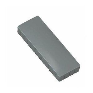 Boite de 10 Aimants MAULsolid 54x19 mm Puiss. 1 kg Gris MAUL