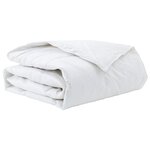 vidaXL Couettes et Duvets Blanc 140 x 220 cm Bas