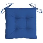 vidaXL Coussins de chaise 4 Pièces bleu 50x50x7 cm tissu oxford