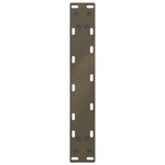 vidaXL Pieds de table basse en U 2 pièces Acier naturel 38 x (42-43) cm Acier
