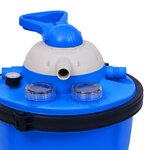 vidaXL Pompe de filtration à sable avec minuterie 550 W 50 L