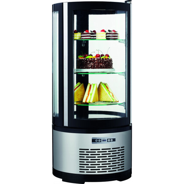 Vitrine de présentation ronde 100 l - stalgast - r600a -  x1030mm