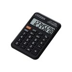 Calculatrice de poche LC110N Avec Rabat Noir CITIZEN