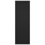 vidaXL Meubles TV 2 Pièces Noir 30 5x30x90 cm Bois d’ingénierie