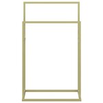 vidaXL Porte-serviettes sur pied Doré 48x24x78 5 cm Fer