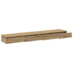 Tiroirs de lit vidaXL en chêne artisan - 180x36 5x16 5 cm en bois d'ingénierie
