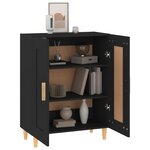 vidaXL Buffet Noir 69 5x34x90 cm Bois d'ingénierie