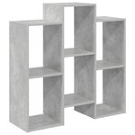 vidaXL Buffet Gris béton 90 x 30 x 90 cm