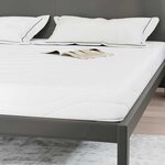 vidaXL Matelas Blanc 180 x 200 cm Mousse à mémoire de gel