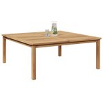 vidaXL Table basse Marron 110 x 110 x 45 cm Bois de teck massif