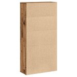 vidaXL Bibliothèque vieux bois 60x24x120 cm bois d'ingénierie