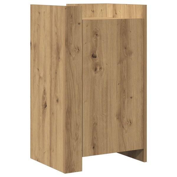 vidaXL Buffet en chêne 45x35x75 cm Bois d'ingénierie